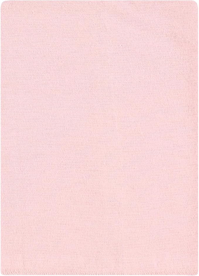Hudson Baby Unisex Baby Cotton Flannel Burp Cloths Bundle, Wild Forest Pink, One Size