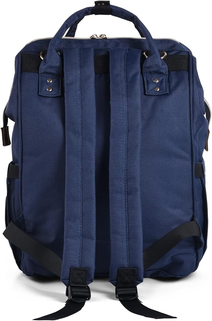 Ramhorn Diaper Bag Backpack Multifunction Waterproof Travel Back Pack for Mom Blue