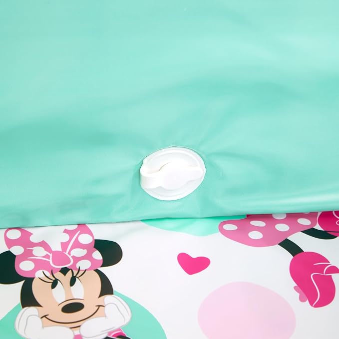 Disney Baby Minnie Mouse Tuckaway Toddler Folding Tub, Converts Shower to Bathtub, Folds to Store, Easy to Clean, Portable Baby Bathtub for Travel, 12M-5Y