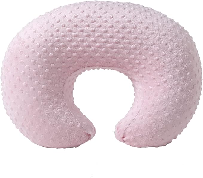Baby Nursing Pillow and Body Positioner with Premium Slipcover for Breastfeeding for Baby Boys and Girls, Feeding Pillow with Breathable Comfortable Pillowcase (Blushing Bride)