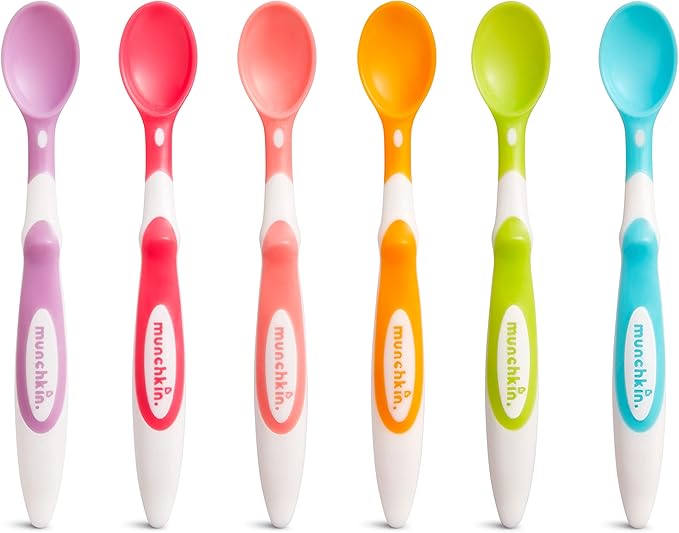 munchkin FDMU10062P Soft Baby Food Spoon, Set of 6