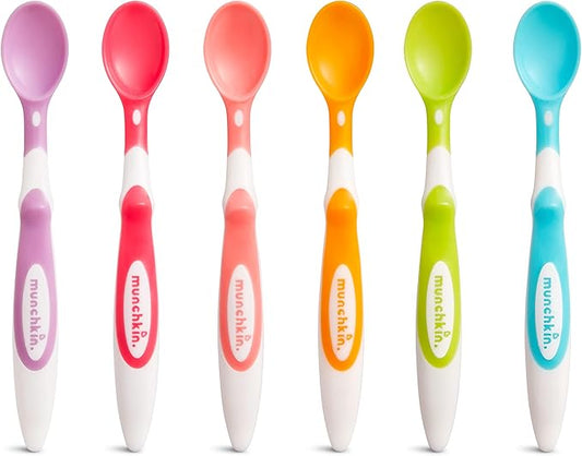 munchkin FDMU10062P Soft Baby Food Spoon, Set of 6