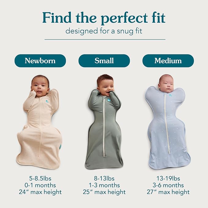 Love to Dream Warm Swaddle UP 2.5 TOG Baby Sleep Sack for Autumn & Winter | Arms Up Position for Self-Soothing, Secure Fit Calms Startle Reflex | Medium 13–19 lbs, Rose