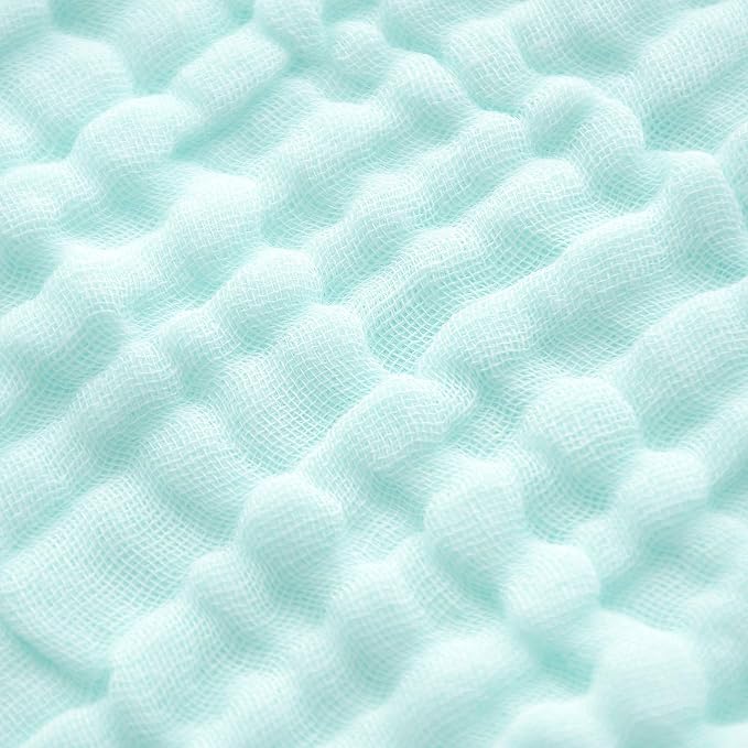 MUKIN Baby Washcloths - Natural Cotton Baby Wipes - Soft Newborn Face Towel for Sensitive Skin - 10 Pack 12x12 inches