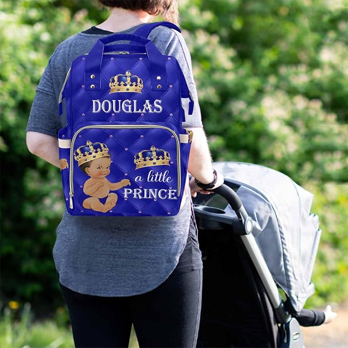 D-Story Personalized Diaper Bag Customized Diaper Bag Personalized Name Custom Baby Bag for Holiday Travel All-In-One Bags