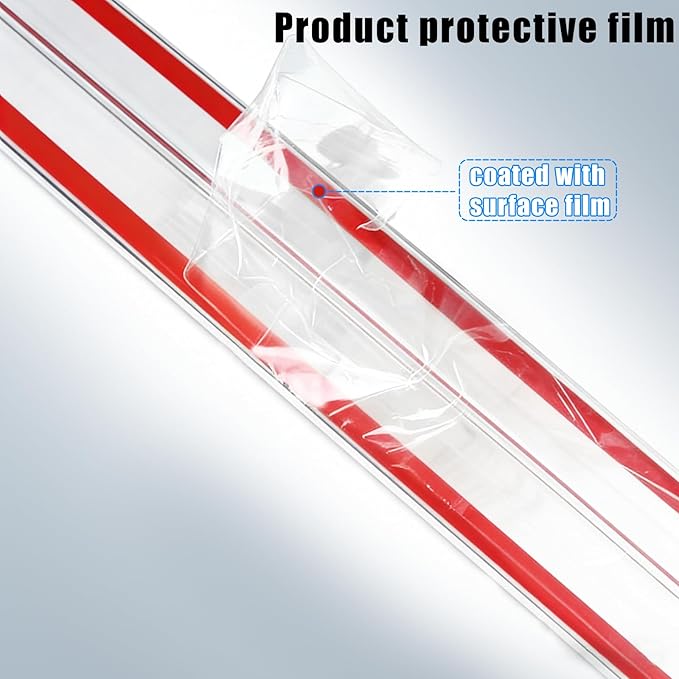 Wall Corner Protector - 4PCS, 16"x1.18" - Self Adhesive Clear Corner Protectors for Walls, Cabinet Doors, Edge Protector Trim; Easy to Install Corner Guards for Walls (40.6cm x 3cm)