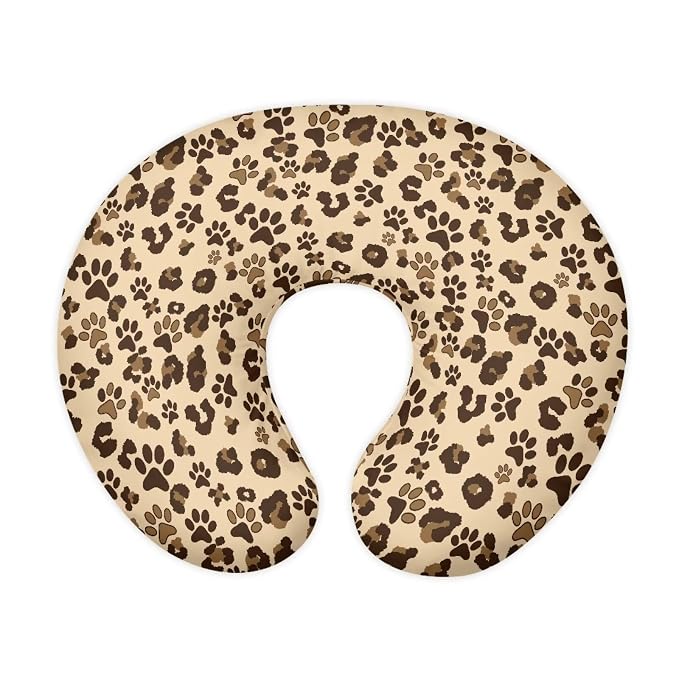 Dog Paw Nursing Pillowcase, Healthy Nursing Pillow for Baby Boys Girls, Stretchy Baby Support Pillow Cover Fit for Most Breastfeeding Pillows Easy to Clean