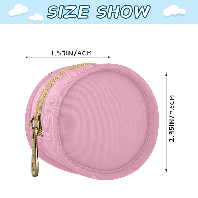 Pink Pacifier Holder Case Newborn Pacifier Storage Pouch for Boys Girls Easy Attach to Diaper Bag Portable Baby Essentials Container