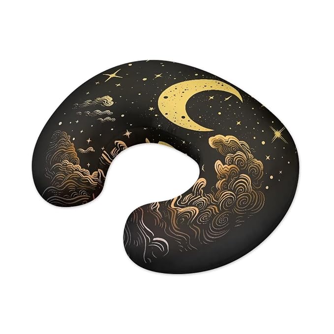 Cloud Moon Nursing Pillow Cover for Baby Boys Girls, Breathable Pillowcase Fits The Original Support for Breastfeeding Bottle Feeding for Baby Boys and Girls