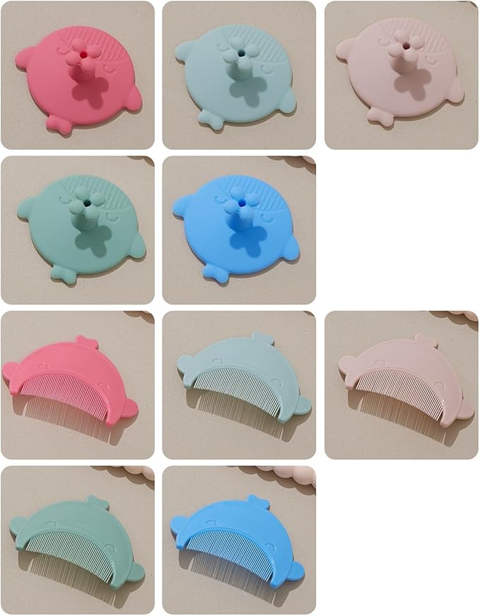 Soft Comb Hair Washing Scrubber Brush Baby Combs Silicone Massage Shampoo Bath Cradle Caps Brushes Baby Essential Toddler Hair