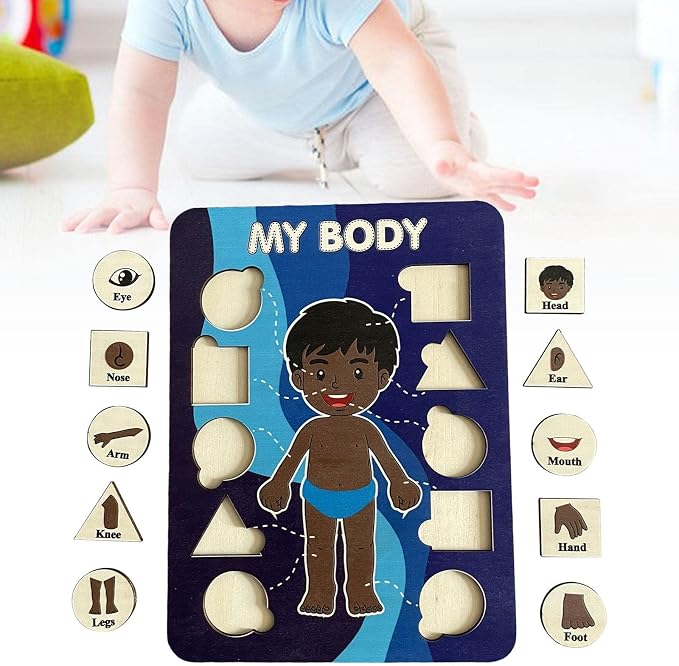 Human Puzzle for Children - Engaging Learning Tool for Ages 2-4, Style B