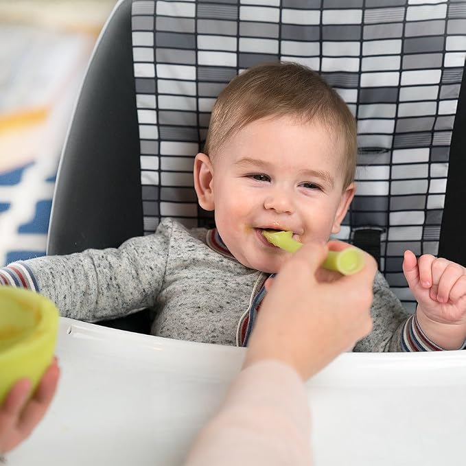Olababy Feeding Spoon + Olababy First Cup (Blueberry, 2 oz)