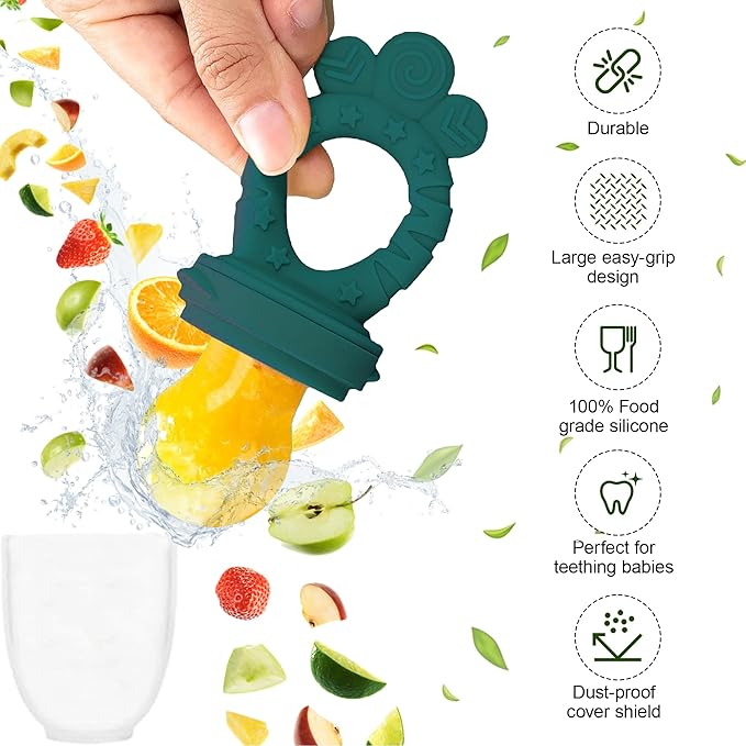 Silicone Baby Feeding Set, 10 Pcs Baby Led Weaning Supplies | BPA-Free Baby Dishes with Toddler Plates and Bowls Set, Silicone Bib, Suction Cup, Baby Spoons & Forks | Empower Independence ??Green