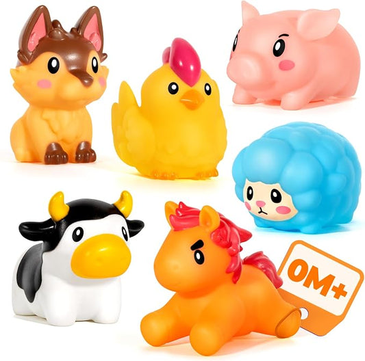 Hely Cancy Baby Bath Toys - No Hole Bath Toys for Kids, Bath Tub Shower Toys for Newborn Baby