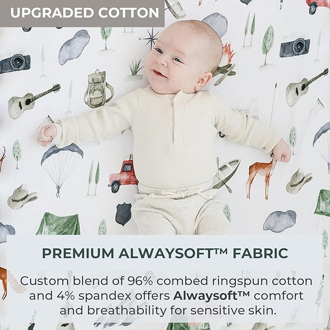 Pobibaby Premium Baby Blanket, Soft Stretchy Quilt for Babies, Toddlers, Kids (Explore)