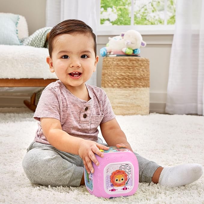 VTech Baby Busy Learners Music Activity Cube, Pink