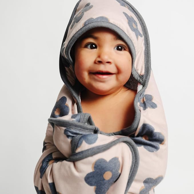 Copper Pearl Premium Knit Hooded Bath Towel Gemma in Tan