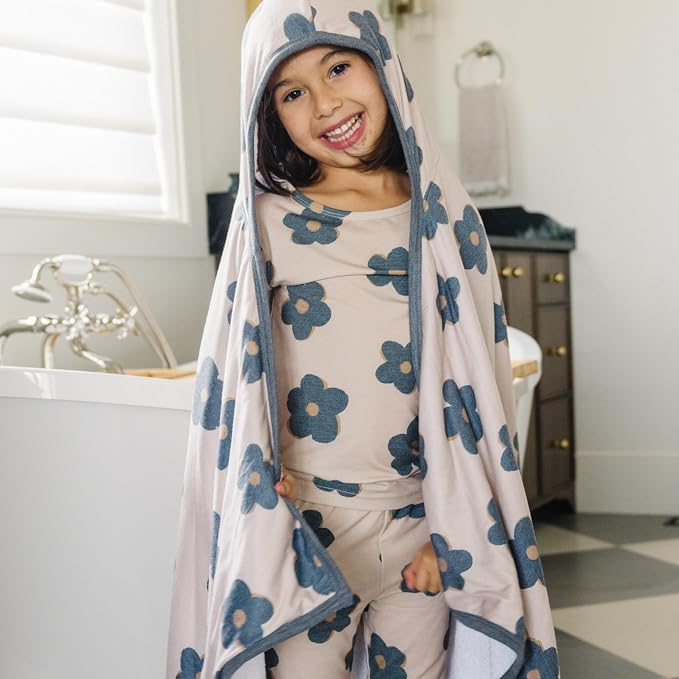 Copper Pearl Premium Big Kid Hooded Towel Gemma in Tan