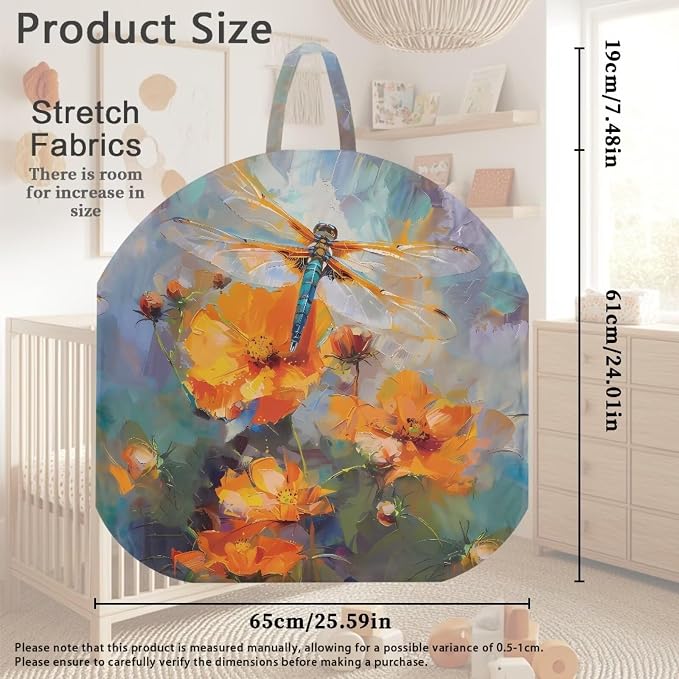 Dragonfly Nursing Pillow Cover Breastfeeding Nursing Pillow Slipcovers Super Soft for Breastfeeding Moms Support for Breastfeeding Bottle Feeding and Bonding
