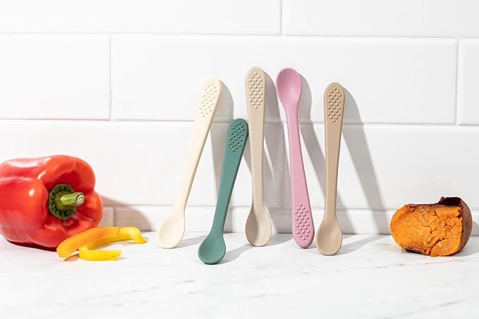 Baby Spoons - Infant Spoons First Stage-First Stage Baby Feeding Spoon Set Gum Friendly - BPA Free