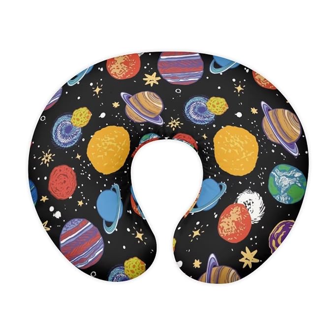 Night Planet Bottle & Breastfeeding Pillow Protection Cover Anti-Stains Comfortable Nursing Pillow Replacement Cover for Baby Boys Girls