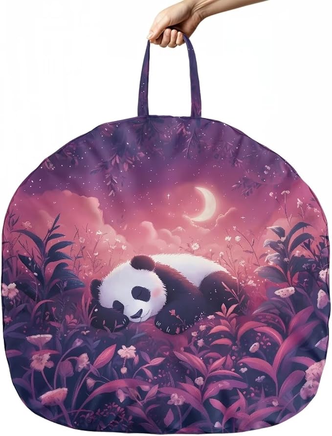Sleeping Panda Nursing Pillow Cover Case Plush Breathable Breastfeeding Pillow Slipcover Fits Nursing Pillow Super Soft Snug Positioners for Baby Boy Baby Girl Feeding Cushion Cover