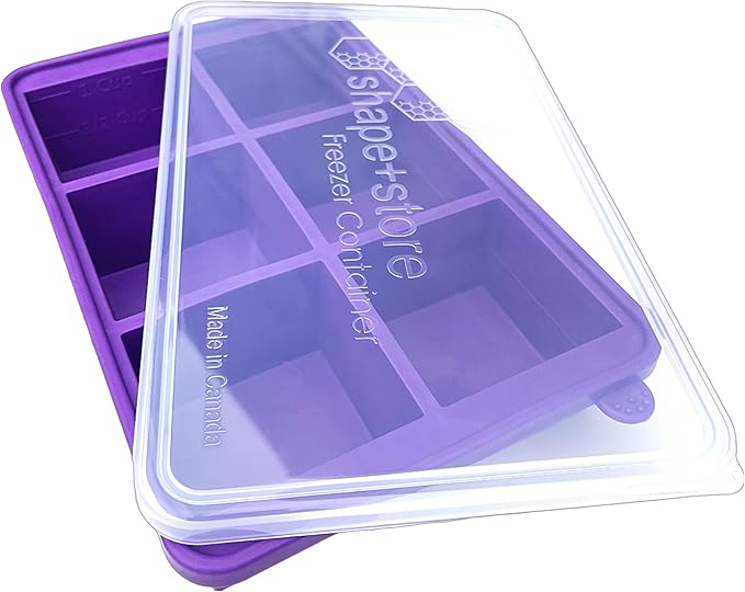 Shape+Store Soup Master 6-in-1 soup freezer container with lid, Storage & Freezer Container, Stores 6 cups of liquid, Pasta, Sauces, Soups, Desserts. Easy-To-Clean & Dishwasher Safe