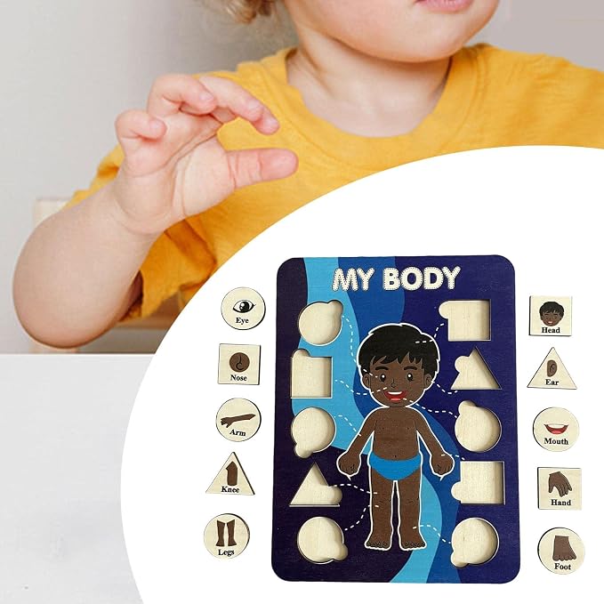 Human Puzzle for Children - Engaging Learning Tool for Ages 2-4, Style B