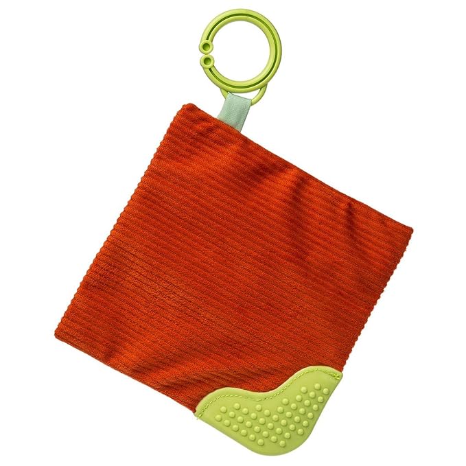 Mary Meyer Crinkle Teether Toy with Baby Paper and Squeaker, 6 x 6-Inches, Skippy Snail