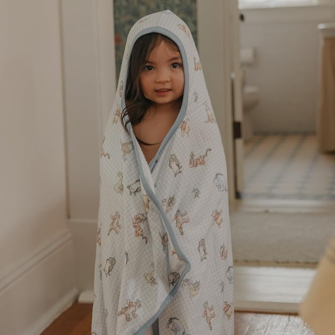 Copper Pearl Premium Big Kid Hooded Towel Winnie The Pooh & Friends