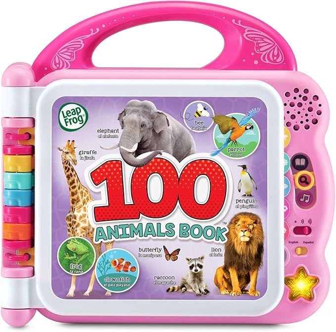 LeapFrog 100 Animals Book (Frustration Free Packaging), Pink