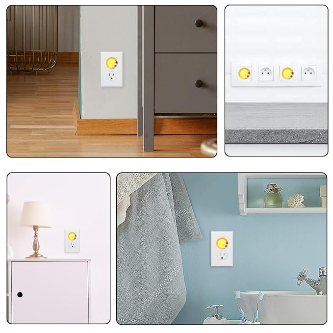 Outlet Covers (12 Pack)- Yellow Sunflower (2) Outlet Plug Covers - Baby Safety Child Proof