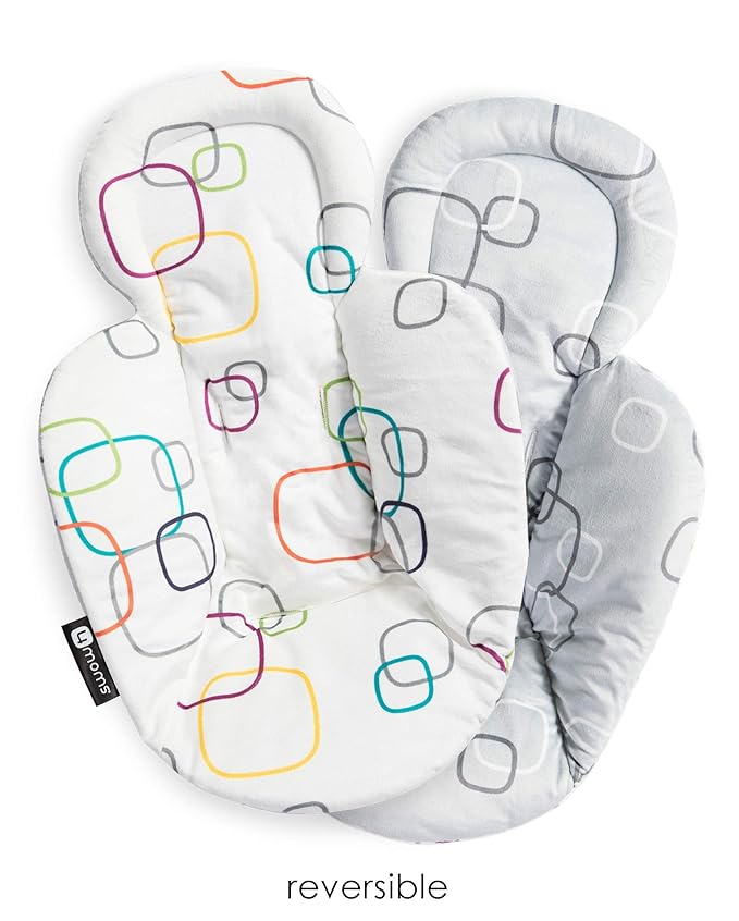 4moms RockaRoo and MamaRoo Infant Insert, Machine Washable, Soft, Plush Fabric, Reversible Design