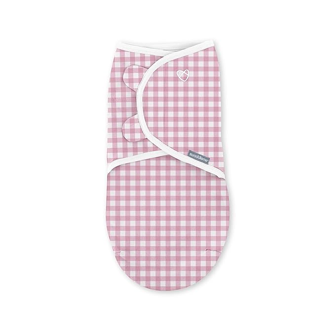 SwaddleMe by Ingenuity Original Swaddle, 100% Cotton, Improves Sleep & Calms Startle Reflex, 0-3 Months, 1.0 TOG, 3-Pack, Baby Swaddle Blanket - Lady Bug Picnic