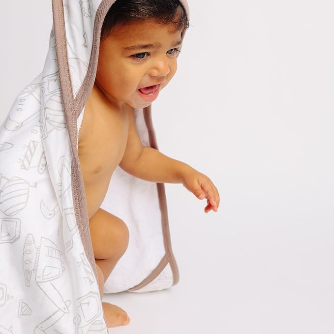Copper Pearl Premium Knit Hooded Bath Towel Gage