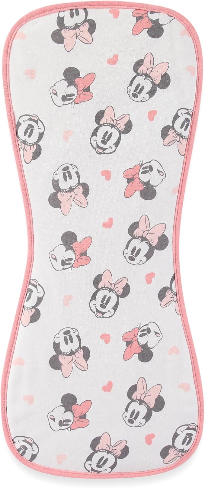 Disney Baby Minnie Mouse Burp Cloths 3 Pack Soft Absorbent 20" x 10" Leakproof Burping Rags for Newborn and Infants