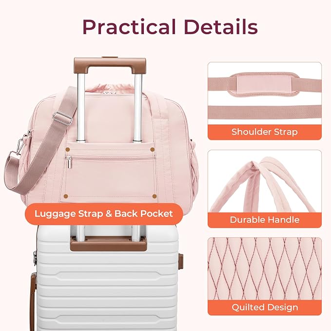 Telena Tote Diaper Bags, Travel Crossbody Large Capacity Hospital Bag for Women Labor Delivery with Pacifier Case