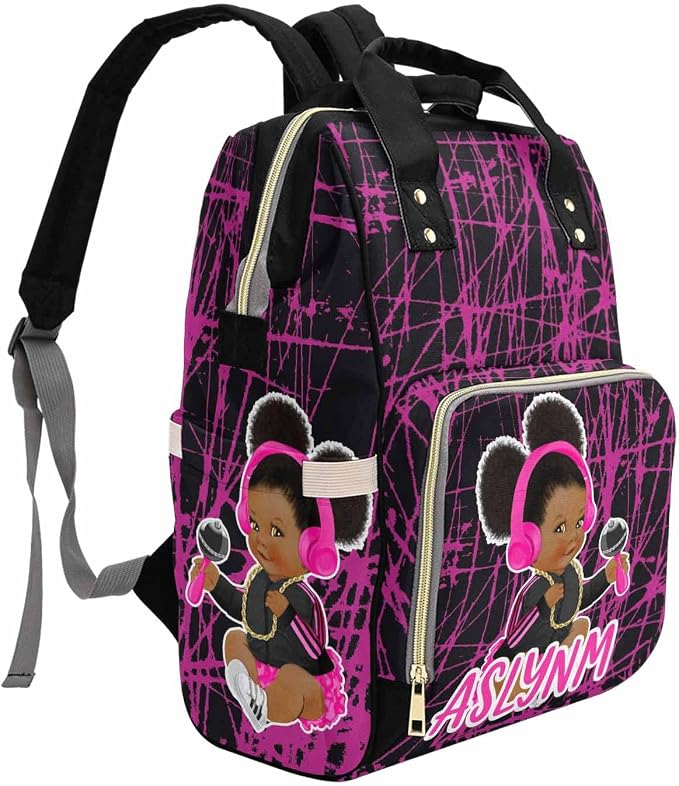 M YESCUSTOM Customized Travel Nursing Nappy Bag Personalized Fashion Shoulder Bag Waterproof Casual Daypack Travel Backpack for Mom
