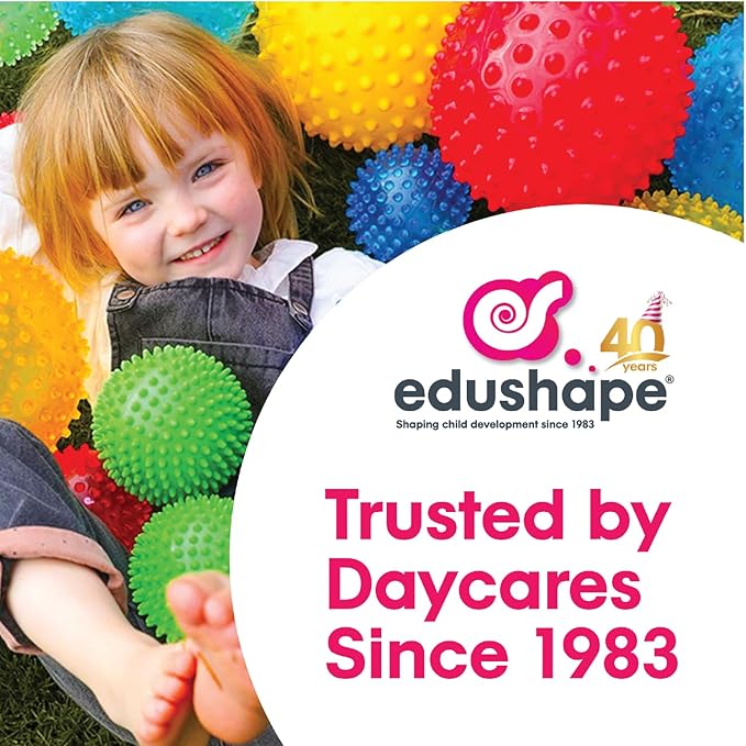 Edushape First Birthday Gift Set - Baby Musical Instruments & Toddler Music Set - Music Toys Baby Gift ??Includes Hand Drum, Rain Stick, Shakers, Bell - Interactive Toddler Music Toys for Toddlers 1-3