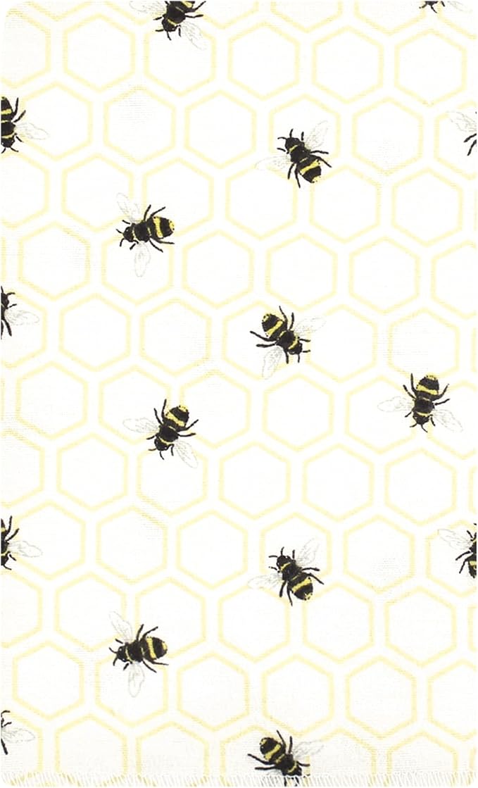 Luvable Friends Hudson Baby Flannel Burp Cloths 10pk, Golden Bees