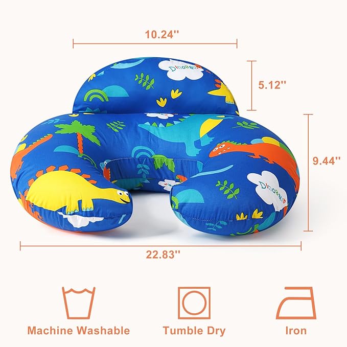 AMASKY Nursing Pillow for Breastfeeding, Breastfeeding Pillows for More Support for Mom and Baby, Machine Washable, Navy Blue, Pallet of Product