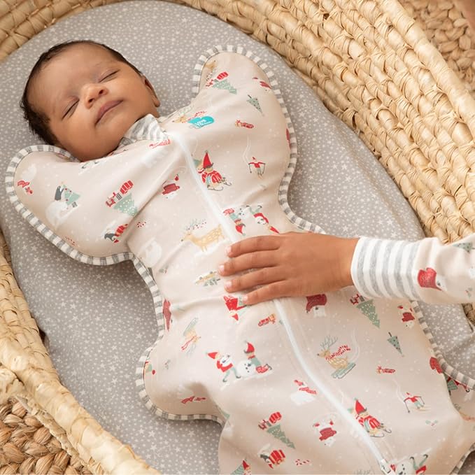 Love to Dream Swaddle UP, Baby Sleep Sack, Self-Soothing Swaddles for Newborns, Improves Sleep, Secure Fit Helps Calm Startle Reflex, New Born Essentials for Baby, 8-13 lbs, Beige