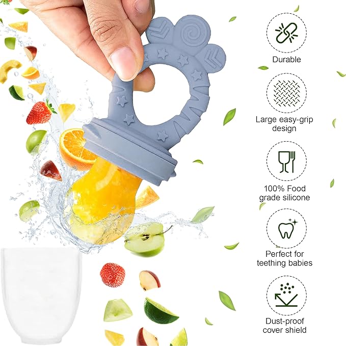 Silicone Baby Feeding Set, 10 Pcs Baby Led Weaning Supplies | BPA-Free Baby Dishes with Toddler Plates and Bowls Set, Silicone Bib, Suction Cup, Baby Spoons & Forks | Empower Independence ??Gray