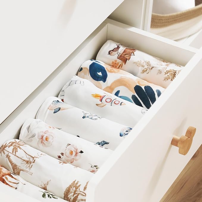GRSSDER Baby Blankets Super Soft Jersey Knit Swaddle Blanket for Baby Girls and Boys, Double Layer Receiving Blankets 34 x 44 Inches, Extra Large for Baby Swaddling, Sea Fish