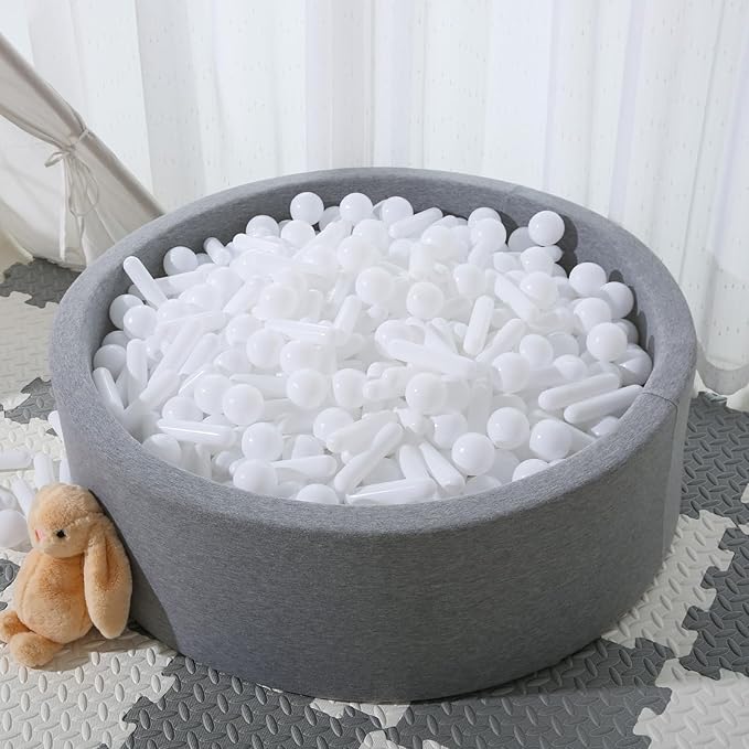 STARBOLO Ball Pit Balls for Kids -Pack of 150 200 500 Colorful Ball Pit Balls Crush Proof Plastic Toy Balls for Toddlers Ball Pit, Ball Pit Play Tent, Baby Pool Water Toys