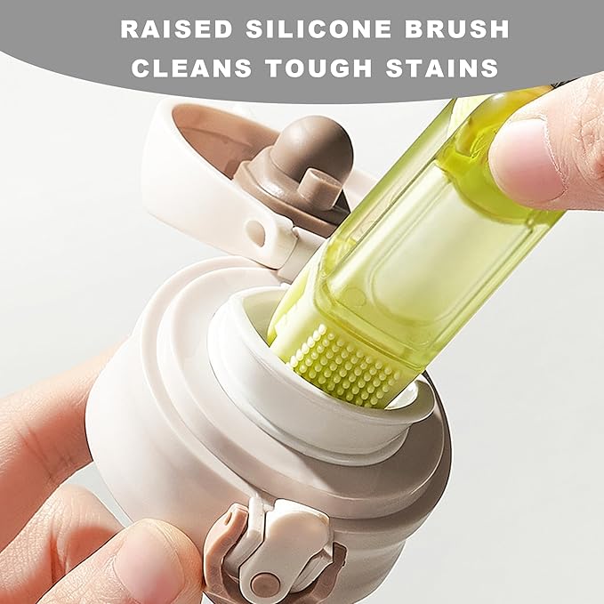 4 in 1 Gap Cleaning Brush Set Portable Cup Lid Cleaner Multifunctional Bottle Cleaning Tools for Kitchen Office Home