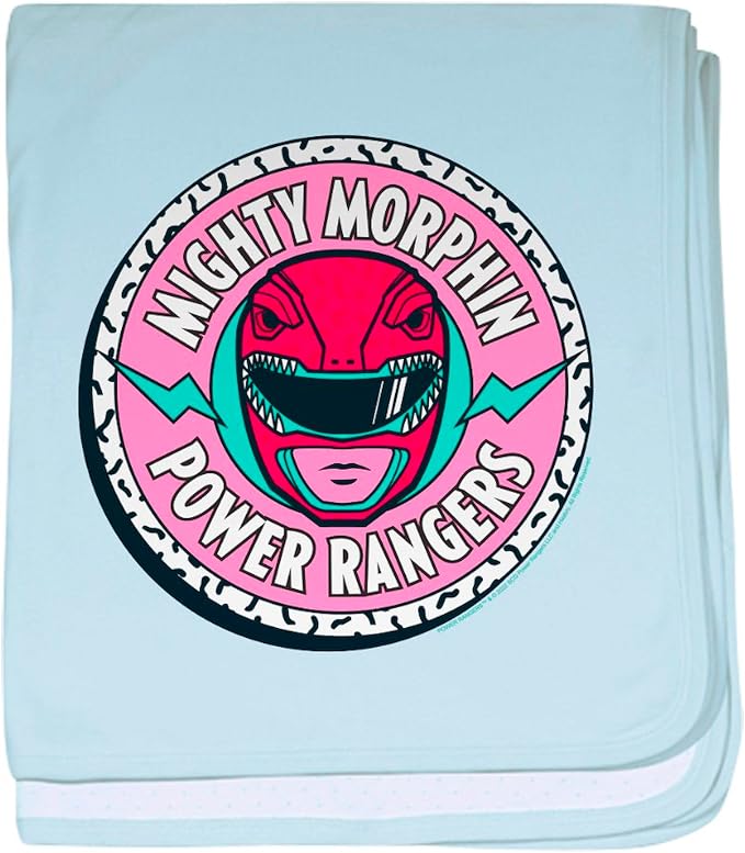 CafePress Mighty Morphin Power Rangers Red Rang Baby Blanket, Super Soft Newborn Swaddle
