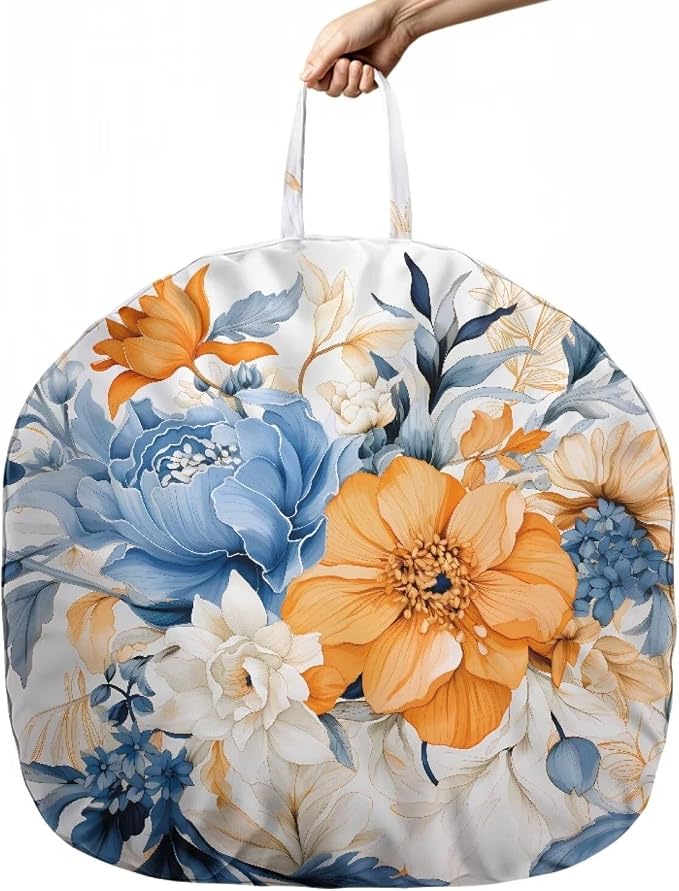 Elegant Floral Pillow Covers for Breastfeeding Pillow Soft and Stretchy Breastfeeding Pillow Covers for Breastfeeding Mom,Cozy Nursing Slipcover for Boys and Girls Pillowcase