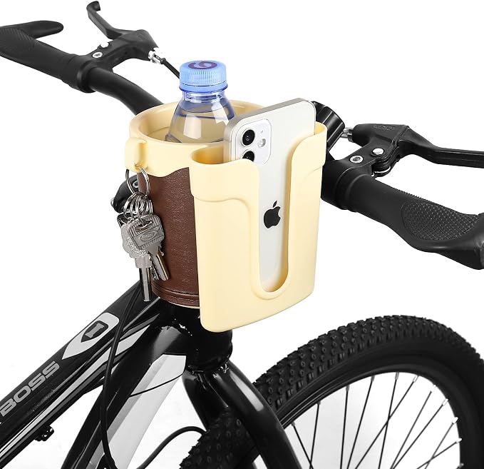 Accmor Stroller Cup Holder with Phone Keys Holder, 3-in-1 Universal Cup Holder, Drinks Bottle Holder for Stroller, Bike, Wheelchair, Walker, Scooter