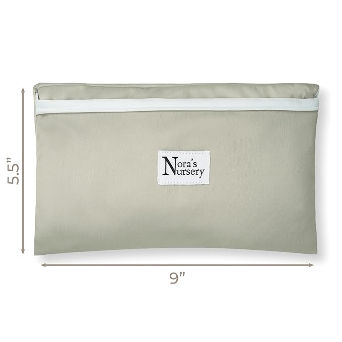 Nora?™s Nursery Portable Baby Diaper Changing Pad - Waterproof Foldable Changing Mat for On-The-Go Diaper Changes - Travel Friendly, Easy Clean, Soft & Durable for Infants and Toddlers - Stone